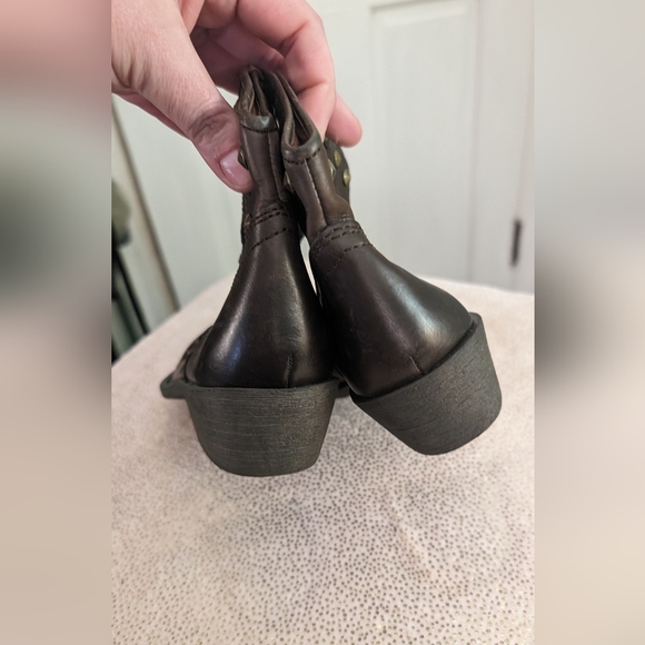 Lucky Brand brown ankle cowboy boots Womens 6 NWOT - Picture 11 of 11